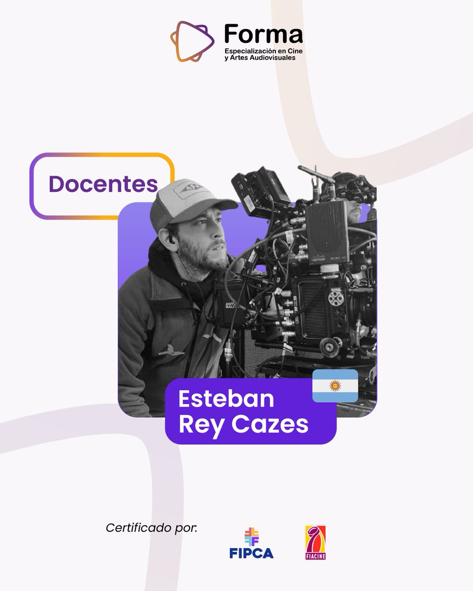 🌟 Conoce a Esteban Rey Cazes, docente de la Especialización en Asistencia de Dirección en FORMA. Con más de 20 años de experiencia en cine y publicidad, ha trabajado en Landia, MU Films, y más. Ha asesorado proyectos para Netflix, Amazon, y Televisa. 🚀

forma.com.es
