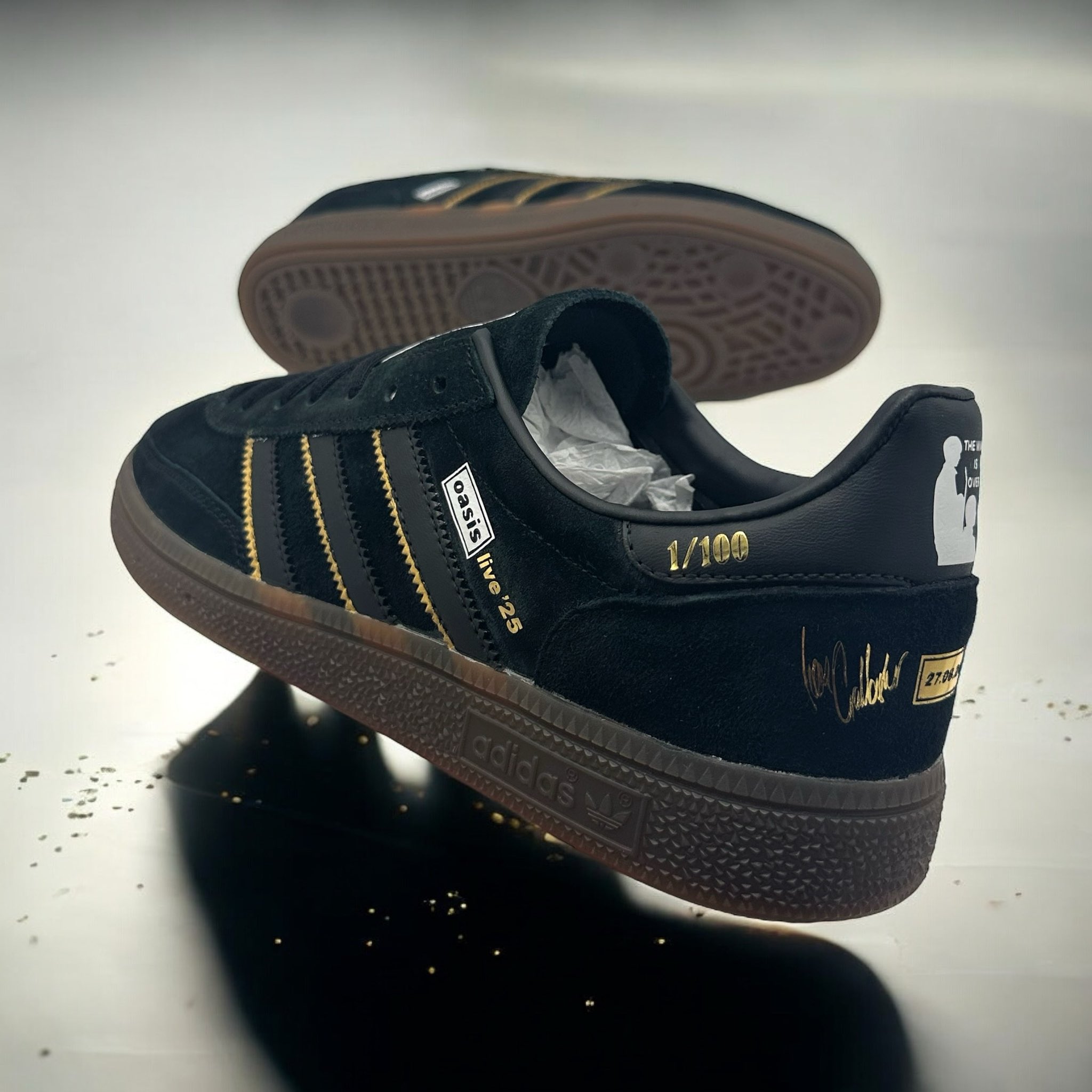Adidas Restorations on X Limited edition Only 100 pairs This Sunday 6PM https t Qo94rvFiYJ FasilBalti roundarway oasiscentral mainlyoasis OasisPodcast OasisArchives