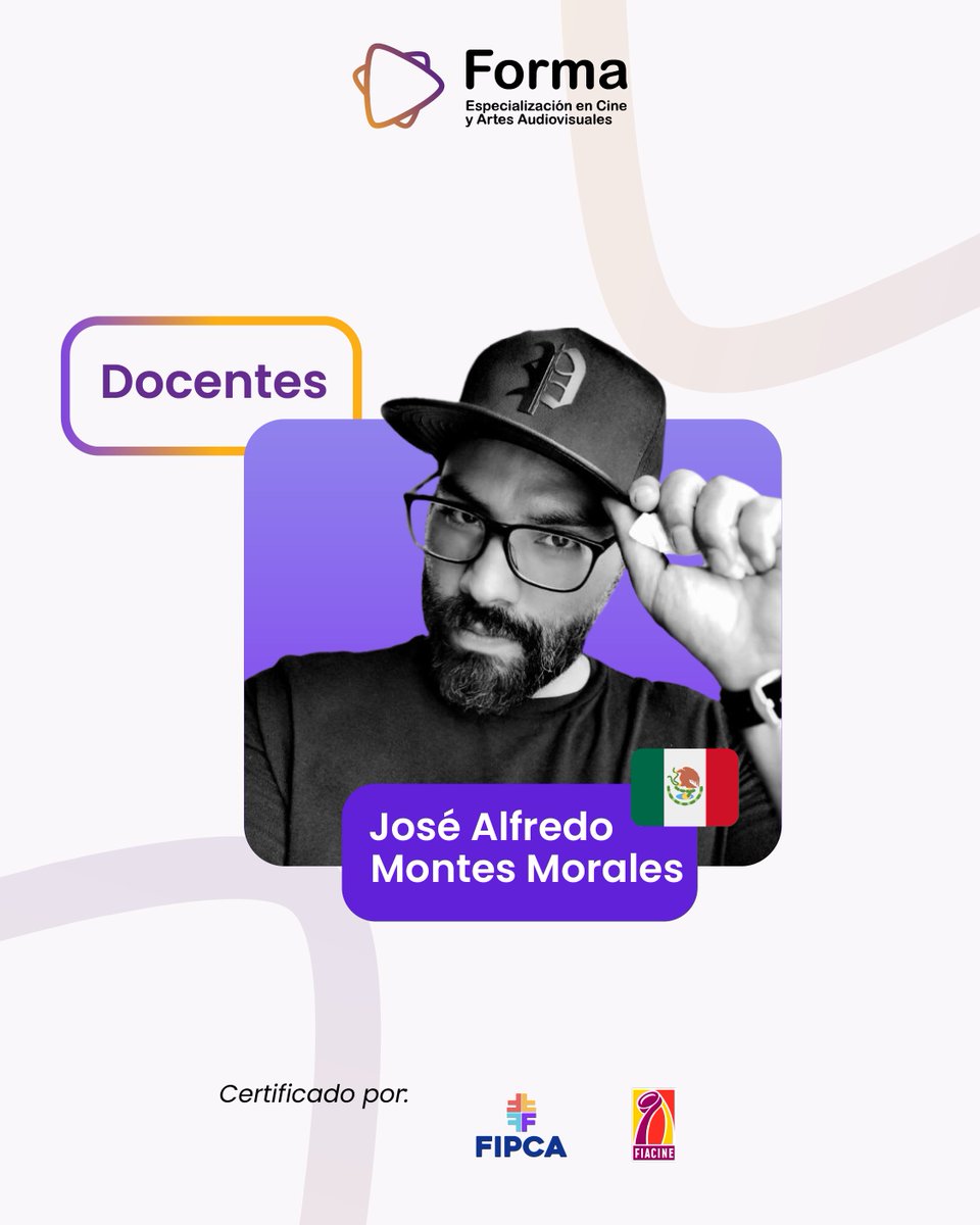 🎬✨ ¡Conoce a José Alfredo Montes Morales, docente en la Especialización en Asistencia de Dirección de FORMA!

Con 18 años de experiencia, ha trabajado en producciones destacadas que han brillado en festivales como Cannes, Berlín y Sundance.

👉🏾forma.com.es