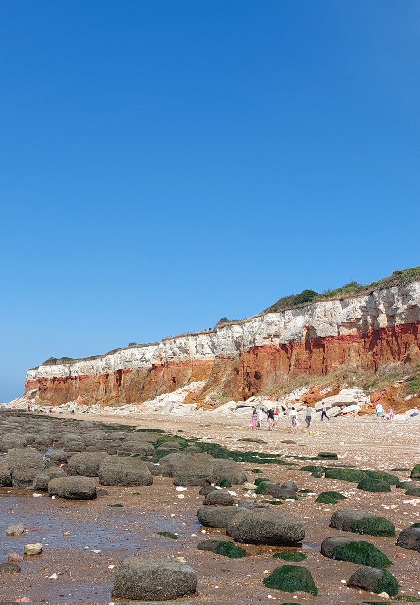 The cliffs at Old Hunstanton #cliffs #geology #Norfolk
