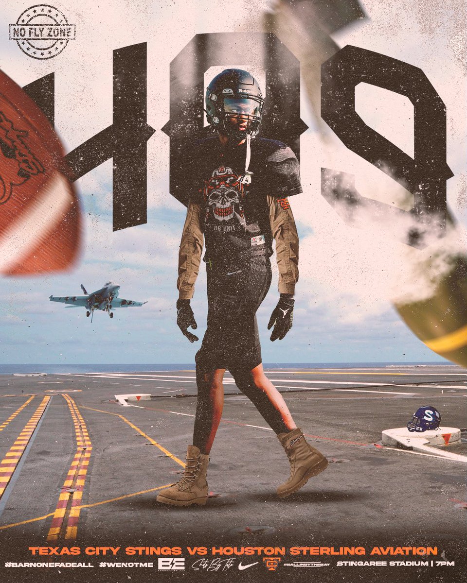 Joe_Byrd5's tweet photo. Sterling Aviation enters the #NoFlyZone Tonight in week 1! This is also Sr night, get there and let’s start the season off right! #BallinbyTheBay #BarNoneFadeAll #WeNotMe #txhsfb
📍- Stingaree Stadium
🕕 -7PM
🎟️ - https://t.co/rMA4TLm29d
🖥️ -https://t.co/yL99RcYSU9 https://t.co/BYpya5duFC