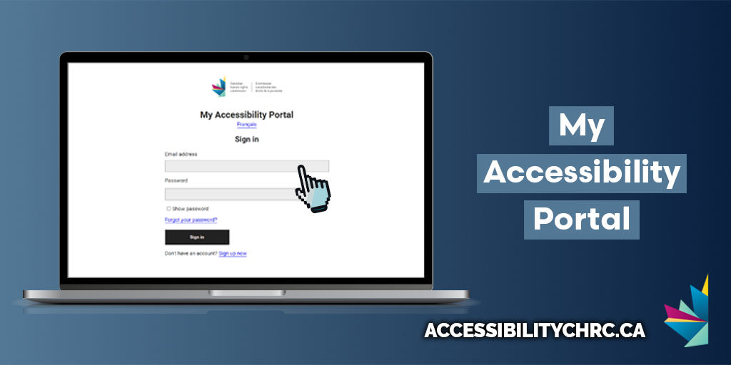 Federally regulated businesses and organizations can use My Accessibility Portal to meet their obligations under the Accessibility Canada Act, streamlining the process of reporting and compliance.