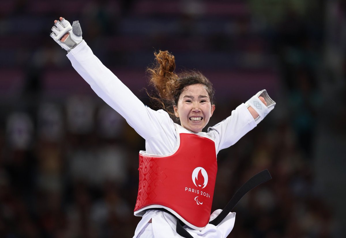 Congratulations to <a href="/ZKhudadadi/">Zakia Khudadadi</a> for making history by winning the first ever medal for the Refugee Paralympic Team in #Taekwondo🥋 

Zakia triumphed at the <a href="/Olympics/">The Olympic Games</a> embodying hope by winning a medal and inspiring thousands.