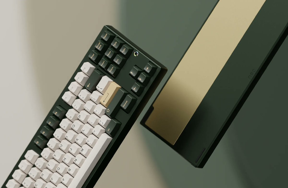 Qwertykeys Neo80 is now available in-stock &amp; ready to ship! Orders of Case &amp; PCB must be purchased as a kit. This means you have to order from the cast &amp; PCB, weight bar, and plate listings. You can find the exact SKUs available here:
divinikey.com/collections/ne…