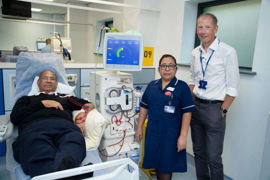 Leic_hospital's tweet photo. This week we opened our new dialysis unit in South Wigston to treat people with kidney disease. The new purpose-built Leicester South Dialysis Unit has 35 dialysis stations with capacity to increase to 49 stations as demand rises and is fitted out with the latest technology. https://t.co/hXLrunOITS