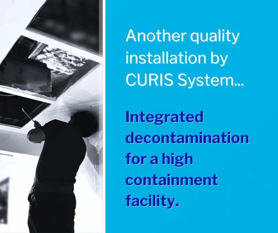 CurisSystem's tweet image. Advancing Biodecontamination Technology 🚀
Photo: One of our expert technicians installing CURIS System&apos;s cutting-edge hermetically sealed integrated biodecontamination system
 
#StateOfTheArtSolution 
#CURISSystem #ContaminationControl #Biosafety #Biodecontamination #Innovation