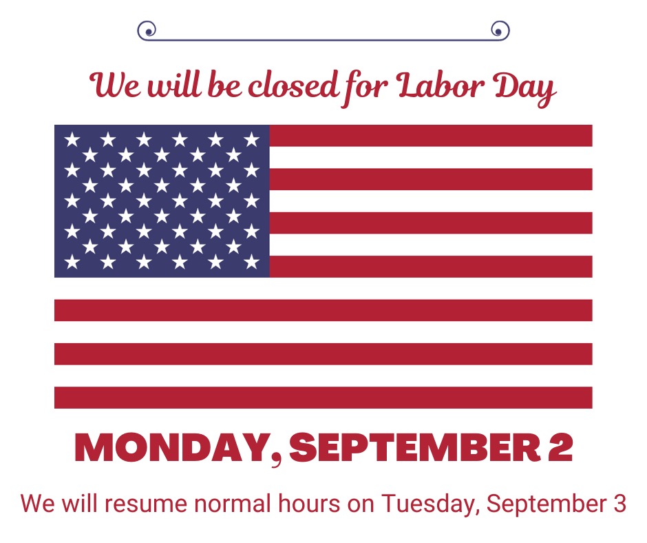 We hope everyone enjoys a safe holiday weekend!