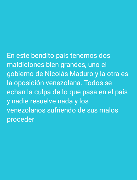 everaque's tweet photo. Sin que me quede nada por dentro
@NicolasMaduro 
@MariaCorinaYA https://t.co/cihwgo81H3