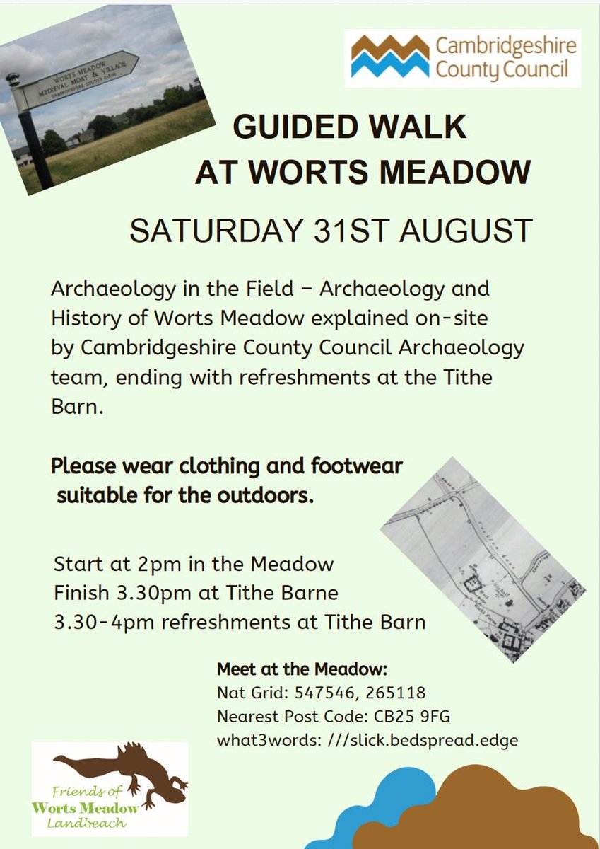 Carolin Göhler 🟢 land + scape (@landscape717) on Twitter photo This Saturday 31 Aug great stories about local #archaeology with fascinating trails of former settlements + and opportunity to step into the world of the over 500-year old Tithe #Barn <a href="/TBarnT/">Tithe Barn Trust</a> in #Landbeach close to #Cambridge - meet #archaeologists + other #heritage specialists. This Saturday 31 Aug great stories about local #archaeology with fascinating trails of former settlements + and opportunity to step into the world of the over 500-year old Tithe #Barn <a href="/TBarnT/">Tithe Barn Trust</a> in #Landbeach close to #Cambridge - meet #archaeologists + other #heritage specialists.