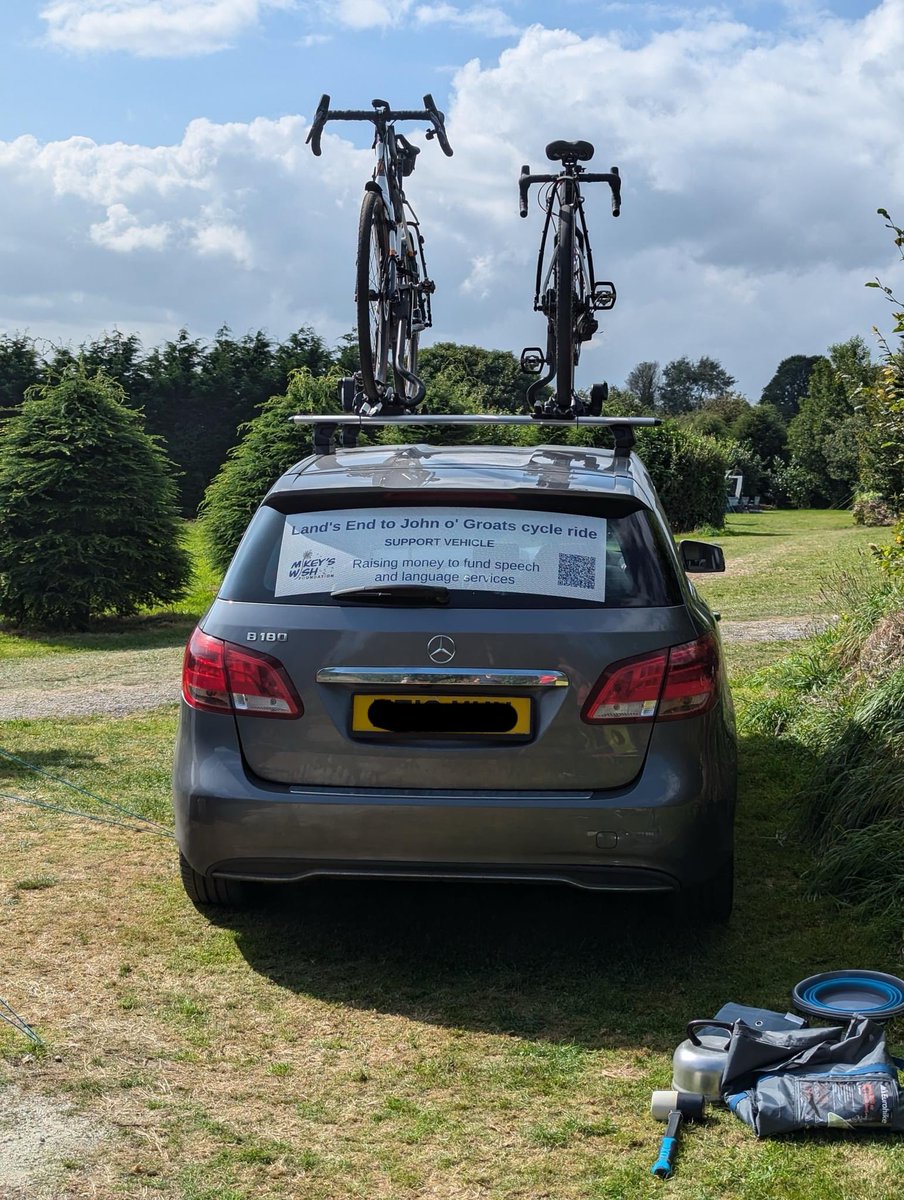 MikeysWish_VDA's tweet photo. Well my uncle, aunty and nan (support vehicle driver) have made it to Cornwall ready to start their epic bike ride from Lands End to John O’ Groats tomorrow!

Please support if you can.

To find out more and donate ⬇️

https://t.co/KygBWtf0rC?

#LEJOG https://t.co/94SGpRsFtV