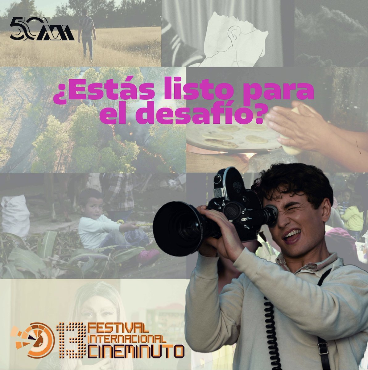 lauammx's tweet photo. ¡Es tiempo de comenzar! Deseamos ver tu nombre en los créditos de tu Cineminuto, ¡y queremos ayudarte a hacerlo realidad! ¿Estás listo para el desafío?
.
Únete a nosotros y comienza tu viaje cinematográfico hoy mismo.
.
#SoyUAM #UAM50 #CineCreativo #UAMCreativa @uamcuajimalpa https://t.co/biWmhamThr