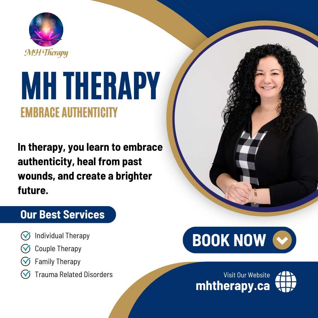 MHTherapyca's tweet photo. In therapy, you learn to embrace authenticity, heal from past wounds, and create a brighter future. Here's to your journey of growth and healing. 🌱 #TherapyJourney #Authenticity #SelfHealing https://t.co/xs79kxBgKM