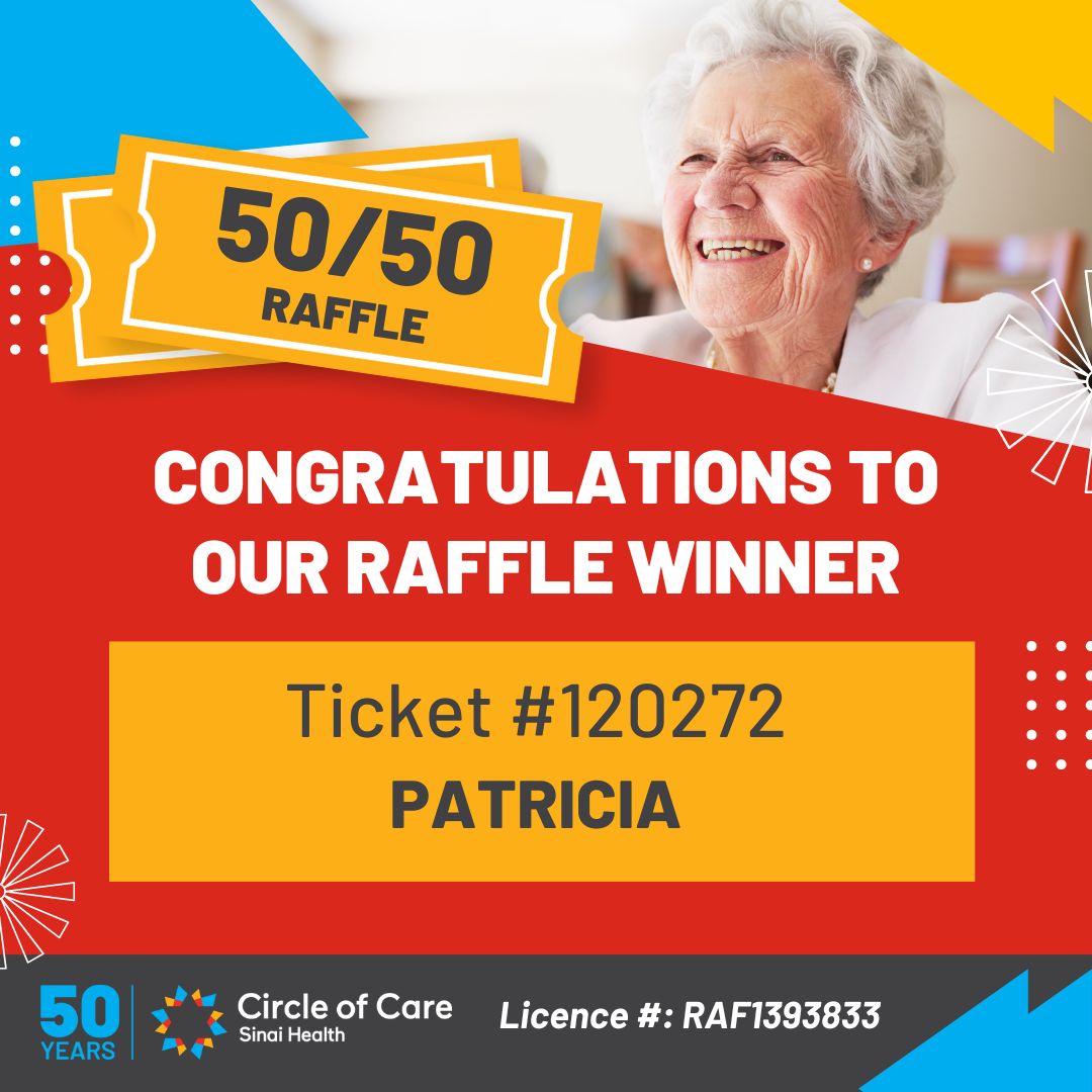 🎉 Congratulations to Our 50/50 Raffle Winner! 🎉

A huge congratulations to Patricia (Ticket Number 120272)! 🎟️

A big thank you to everyone who participated in our first 50/50 raffle and supported our cause. Your contributions help us make a positive impact in our community!