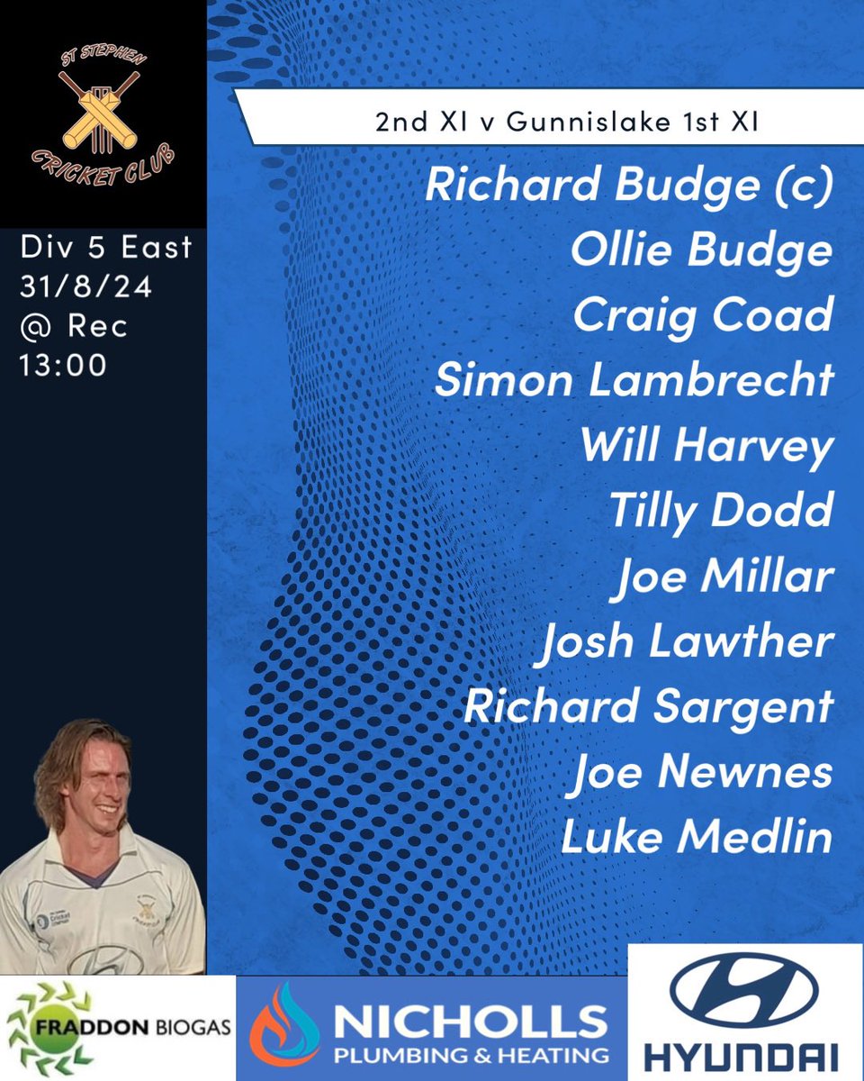 2nd XI to face Gunnislake 1st XI tomorrow afternoon 

<a href="/swsportsnews/">South West Sports News</a>