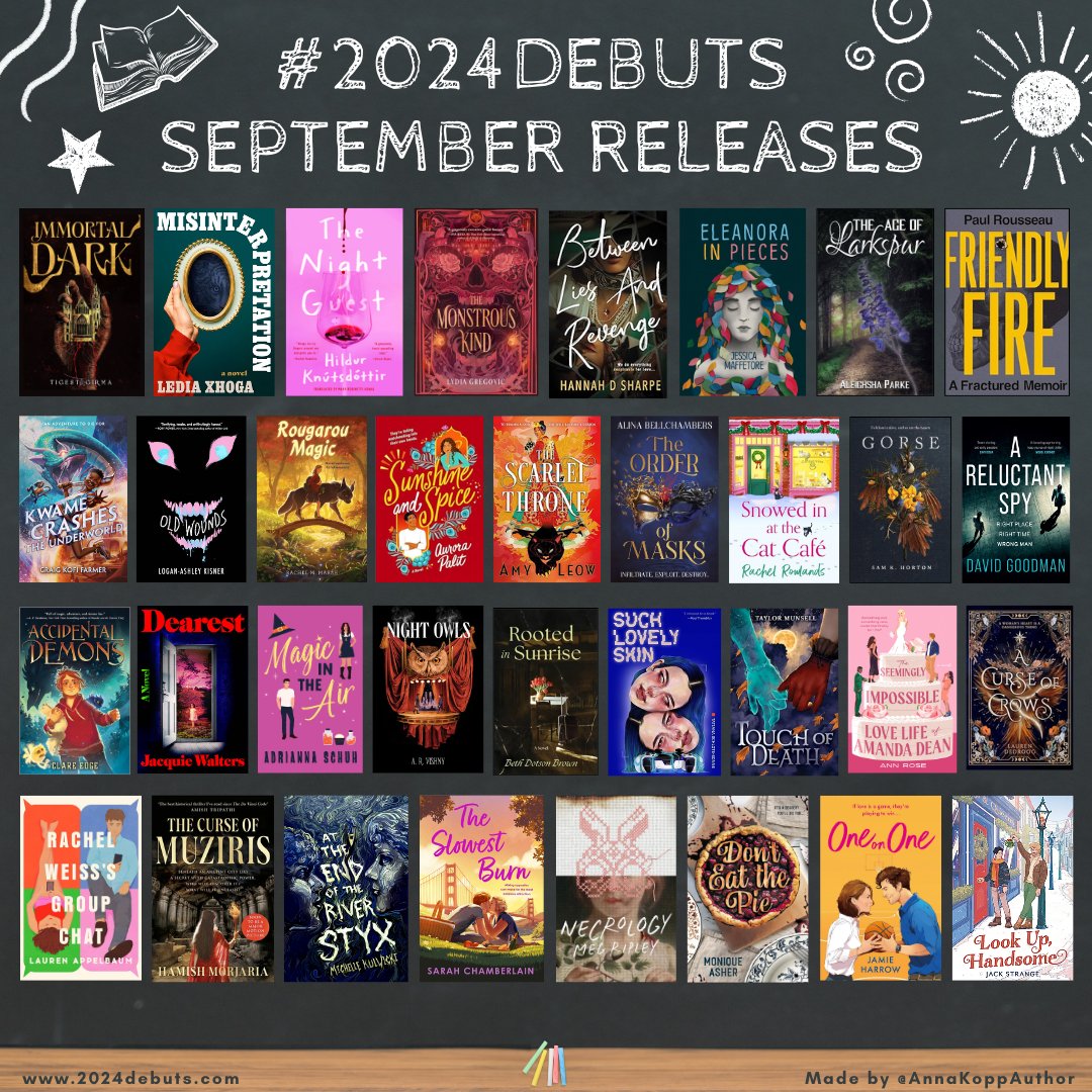 Ready to fall into fall? Cozy up with one of our #2024Debuts September releases!