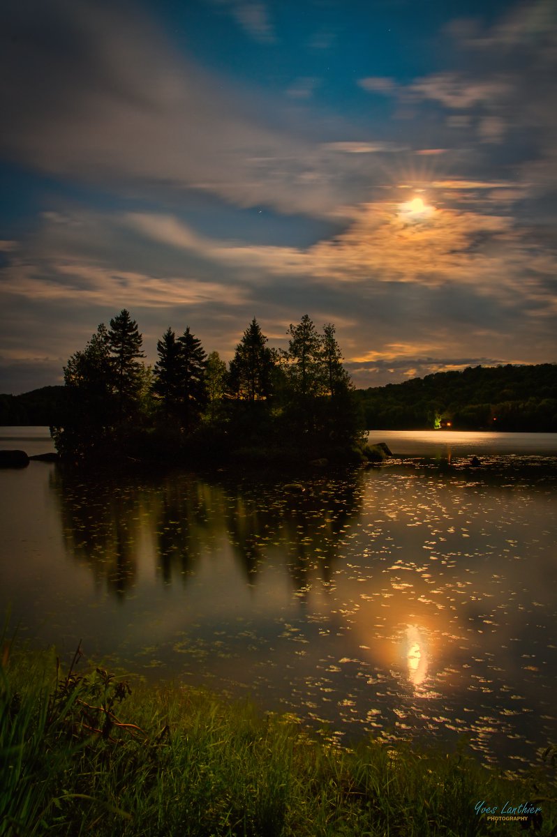 "The Moon Behind Her Veil "
Laurentian, QC 2024