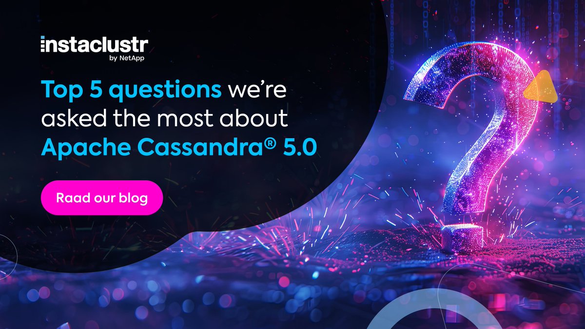 NetApp Instaclustr tweet media