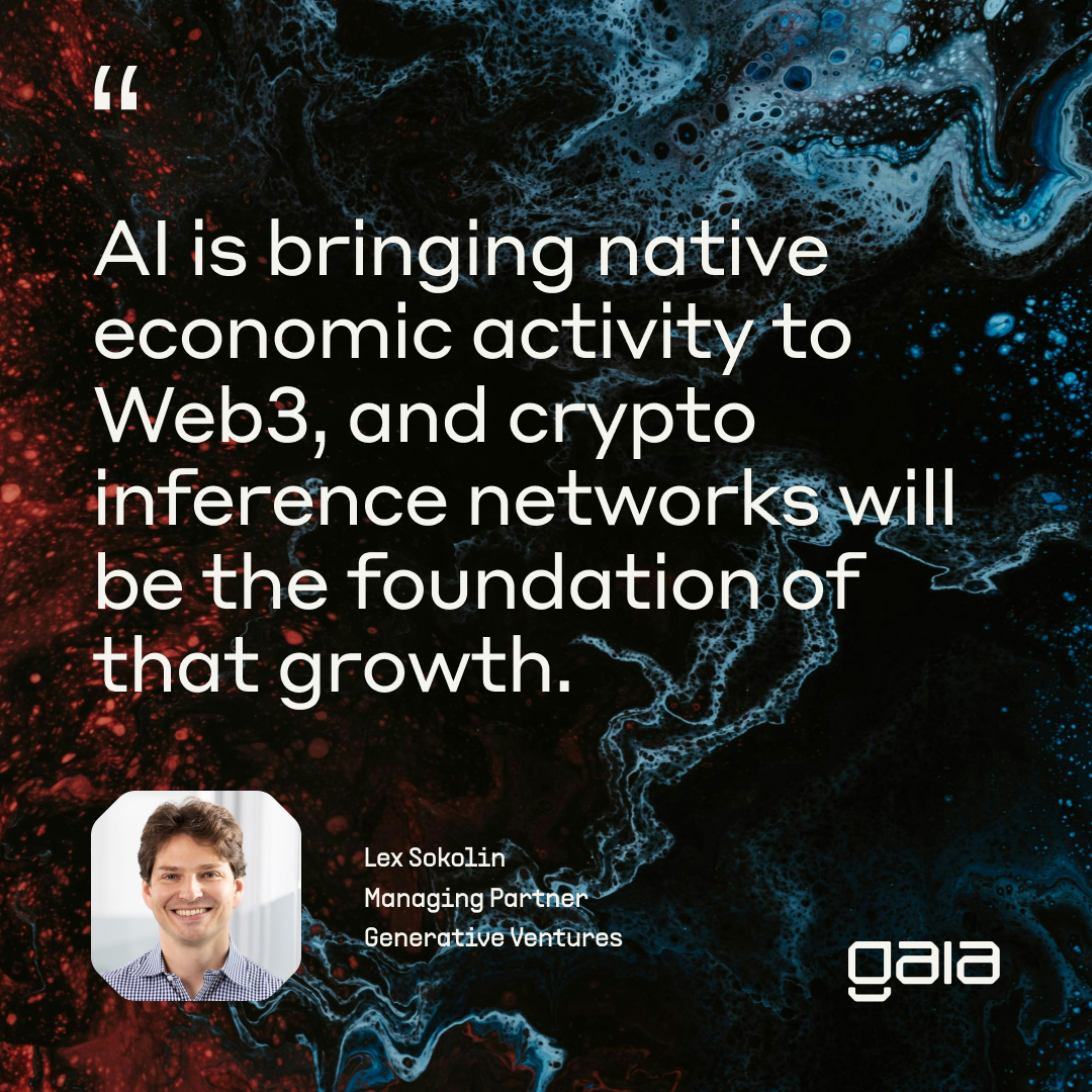 Gaianet_AI's tweet photo. Thrilled to announce that @LexSokolin Managing Partner at Generative Ventures, has joined the Gaia advisory team. His visionary perspective on AI and Web3 will help drive the future of decentralized intelligence. 

Join us on this journey alongside visionary advisors to shape the next frontier of innovation. 🌱