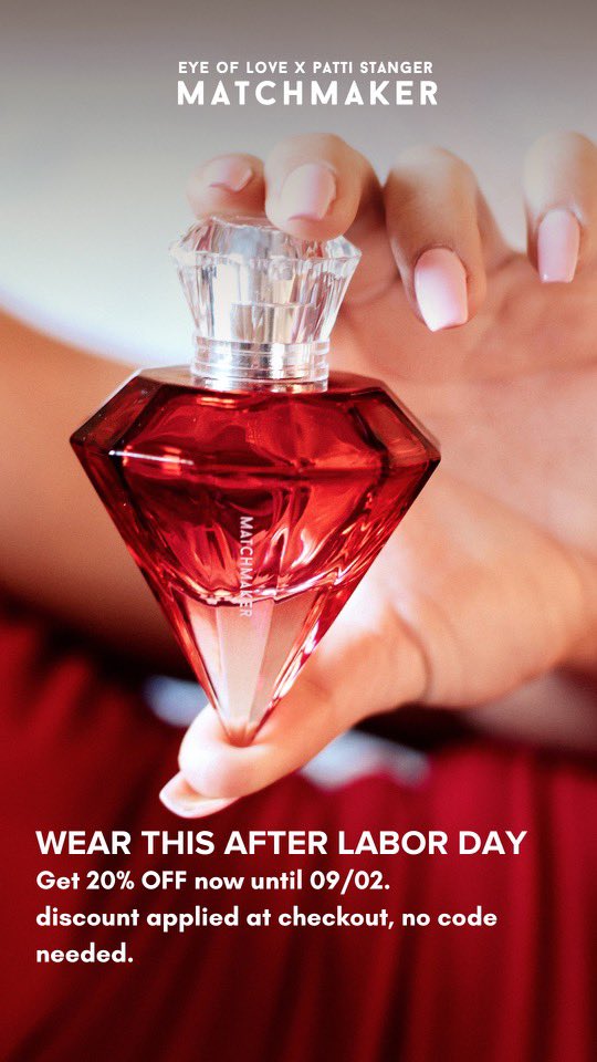 As you relax this Labor Day, don’t forget to turn up the heat in your love life with Matchmaker Pheromones 🔥 20% off eyeoflove.com/collections/ma…