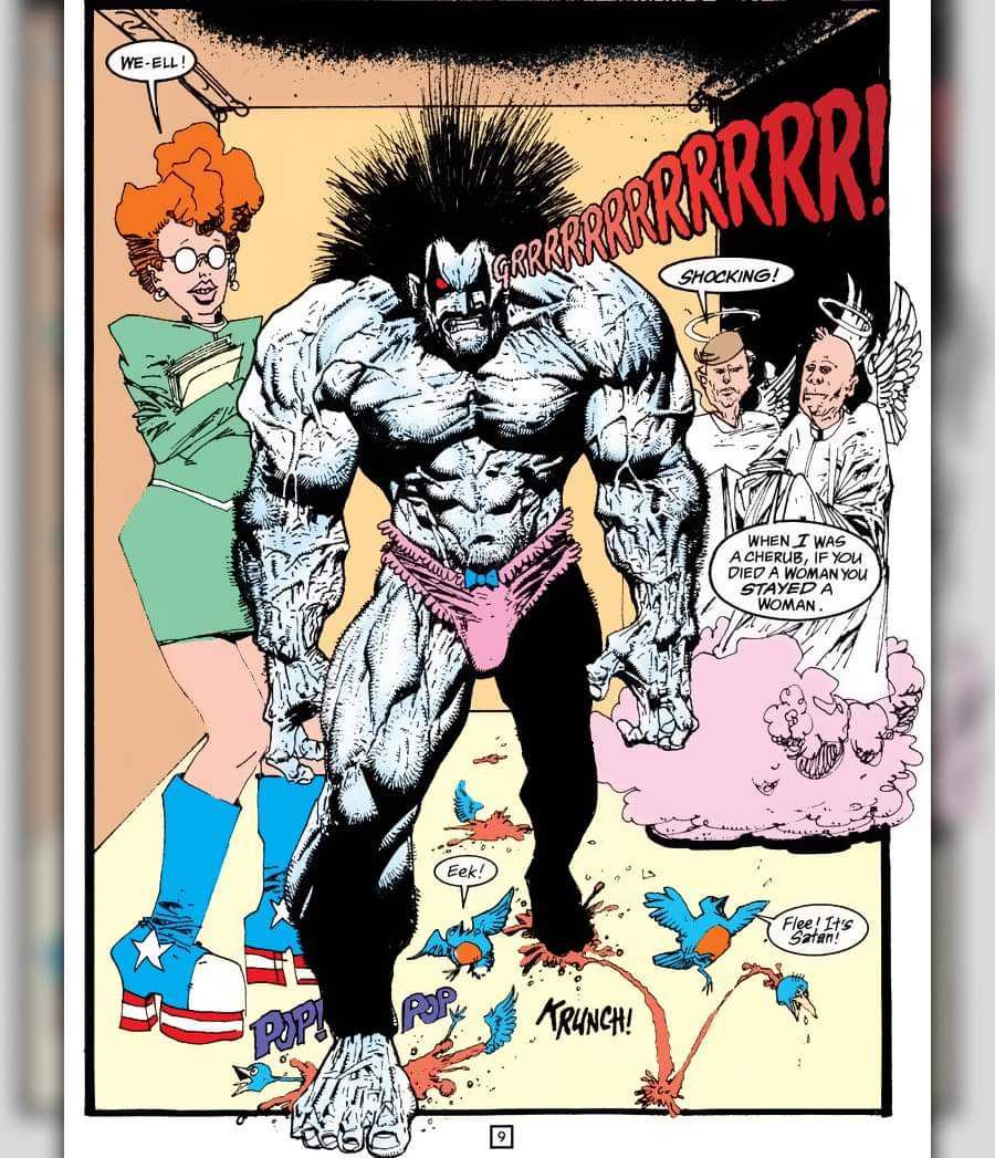SimonBisleyFan's tweet photo. Simon Bisley - Lobo's Back Interior Page (1992)
Lobo storms back into paradise, furious and wearing nothing but a pink thong!
theofficialsimonbisley simonbisley
#Lobo #DCComics #AntiHero #LobosBack https://t.co/OViLADBJ15
