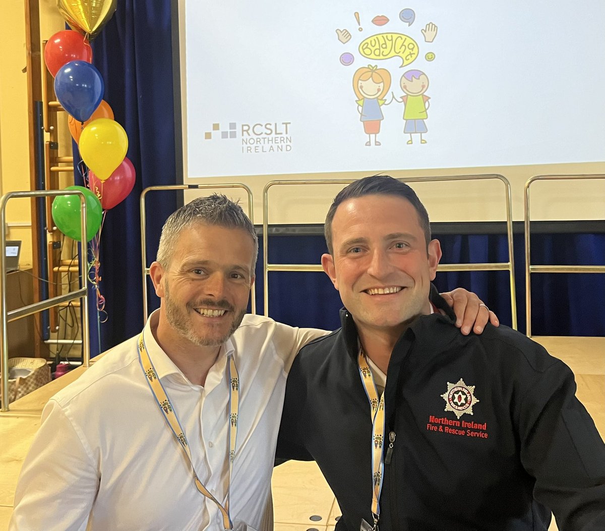 Vicki Caddy (@vicki_caddy) on Twitter photo My fave pic of the week was two fire fighters together at the launch of <a href="/RCSLTNI/">RCSLT Northern Ireland</a> Buddy Chat. <a href="/RobbieButlerMLA/">Robbie Butler MLA</a> gave generously of his time and support and Pete Bradley <a href="/belfaststammer/">belfaststammer@gmail.com</a> ambassador and NIFRS 🔥👨🏼🚒 became the media star of the day 🤩 thank you both 🙌🏻 My fave pic of the week was two fire fighters together at the launch of <a href="/RCSLTNI/">RCSLT Northern Ireland</a> Buddy Chat. <a href="/RobbieButlerMLA/">Robbie Butler MLA</a> gave generously of his time and support and Pete Bradley <a href="/belfaststammer/">belfaststammer@gmail.com</a> ambassador and NIFRS 🔥👨🏼🚒 became the media star of the day 🤩 thank you both 🙌🏻