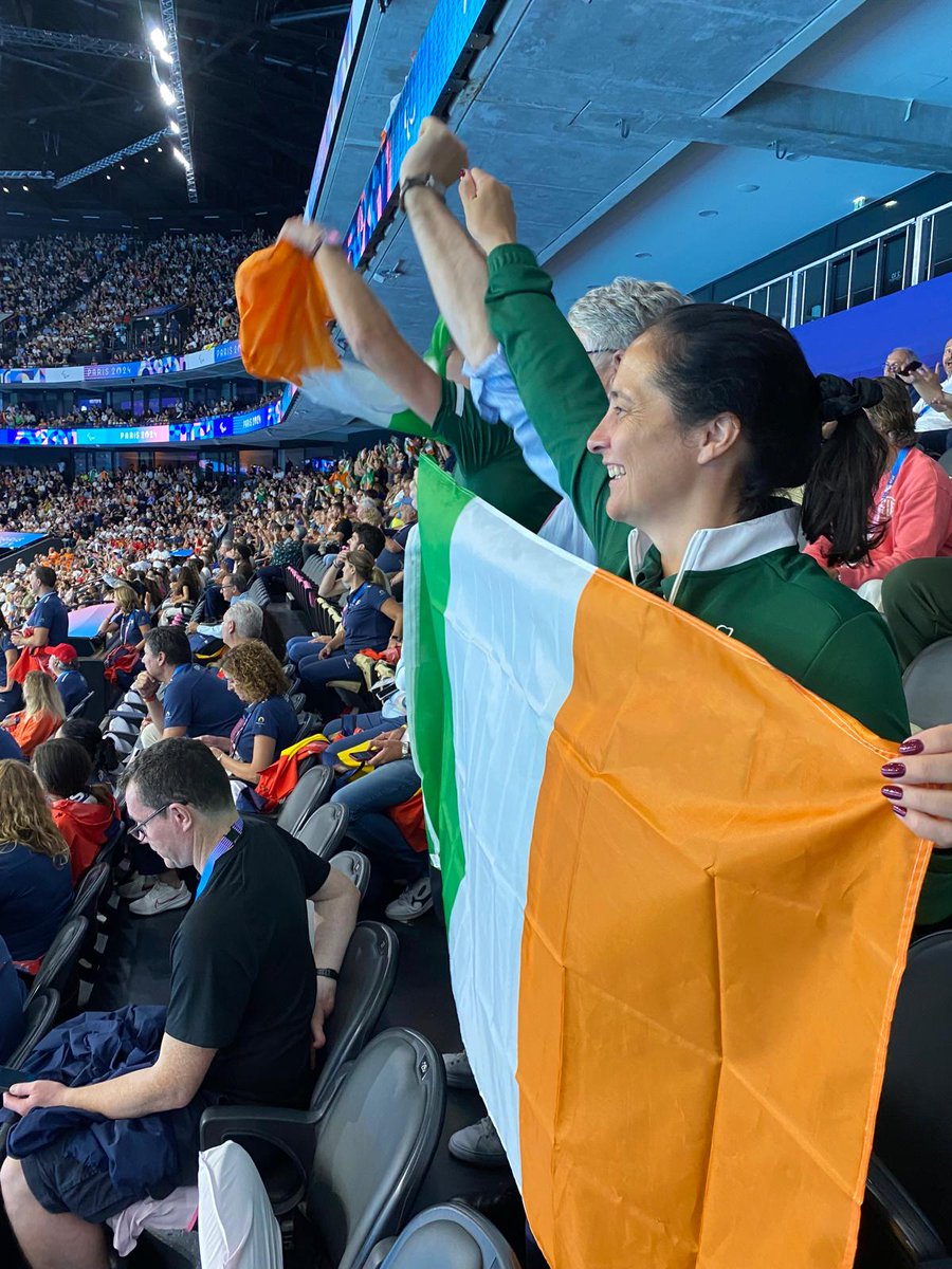 Róisín Ní Ríain wins Silver for Ireland at #Paris2024 ! 🥈🇮🇪🙌

Fantastic performance, Róisín.

What an exceptional athlete 👏 #TeamIreland