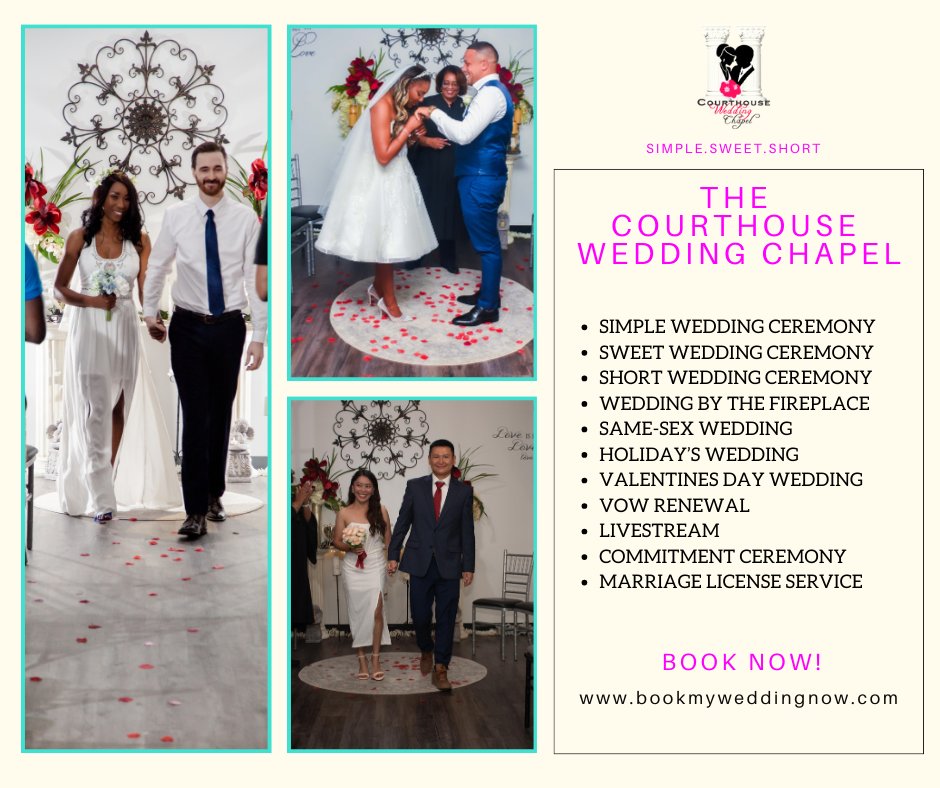 CourtWedding's tweet photo. For couples looking to tie the knot in a simple and meaningful way, The Courthouse Wedding Chapel is just for you. Leave the planning to us with our All-Inclusive Wedding Packages! BOOK NOW- https://t.co/IBBy0A7eOE #TCWC #WeddingPackages #Couples https://t.co/gkjZo4eFwI