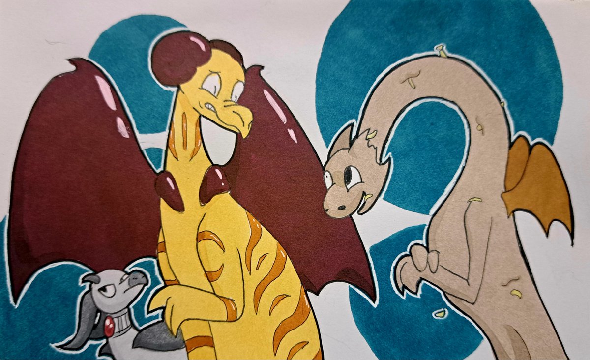 cheese dragons, specially pule, while stilton gold, and casu marzu 

#cheede #fancy #europeandragon #smaugust #smaugust2024 #KMRollForDragon <a href="/kmccaigue/">Katelyn McCaigue @ Rose City CC Booth 230</a>