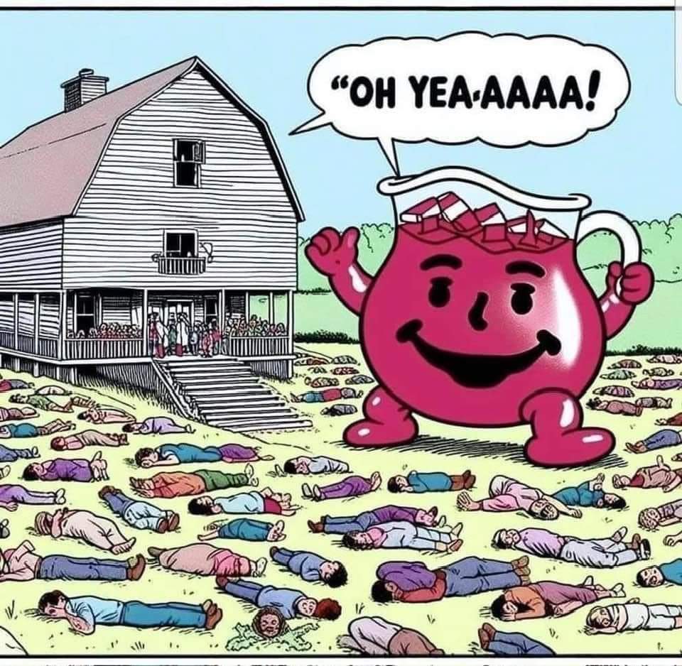 Desmondtwo2ex's tweet image. @UntilJustice, this image has a completely different meaning to me now! Especially since the only thing I knew before was just Kool-Aid jokes! #ciaexperiment #300👼🏾 #jonestown 🙏🏿 thank you for your time &amp;amp; energy