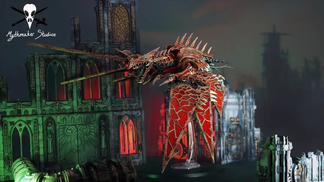 Mythmakers's tweet image. If you think this heldrake we painted looks cool, you can enter the @40hoursof40k raffle for just £5 to win her as well as the rest of an amazingly painted World Eaters army, and help raise money for charity in the process! justgiving.com/page/matthew-c…