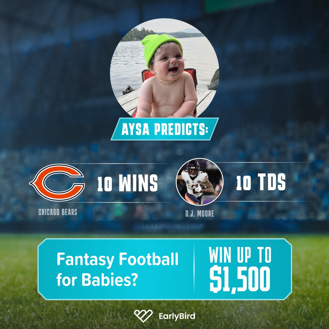 Alexis Ohanian š½ (@alexisohanian) on Twitter photo Shoutout to our 776co <a href="/giftearlybird/">EarlyBird: Time Capsule</a> who made this mini-game for those fantasy football parents out there. I got Washington with 10 wins and McLaurin with 8 TDs. Who you got? Enter to win $1,500 invested in your kids future š gifteb.co/fantasyfootball Shoutout to our 776co <a href="/giftearlybird/">EarlyBird: Time Capsule</a> who made this mini-game for those fantasy football parents out there. I got Washington with 10 wins and McLaurin with 8 TDs. Who you got? Enter to win $1,500 invested in your kids future š gifteb.co/fantasyfootball