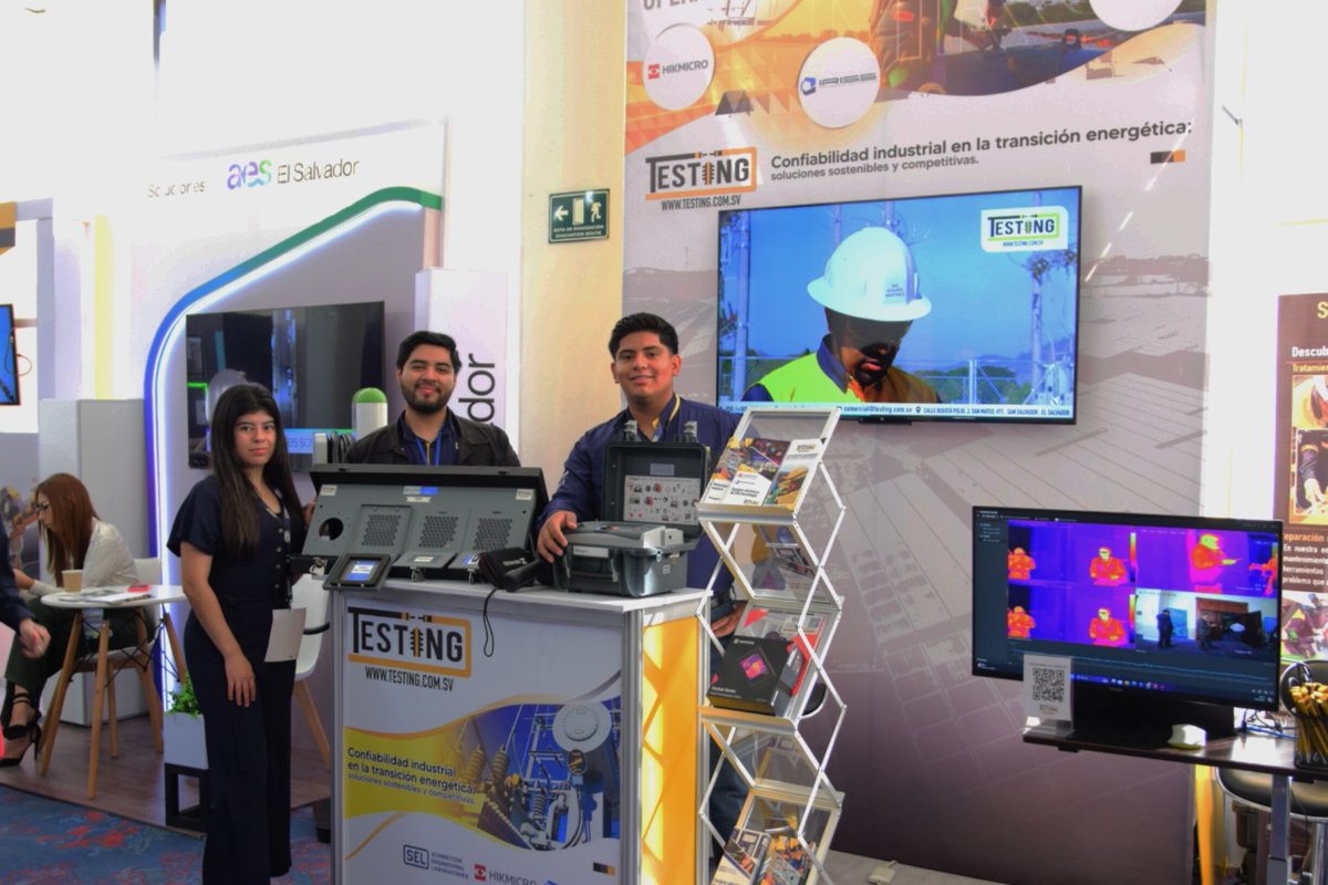 testingsv's tweet image. ¡COREN 2024! 🌟 Gracias a todos los que han pasado por nuestro stand hoy. Su interés y energía nos impulsan a dar lo mejor.⚡#EnergíaRenovable #Innovación