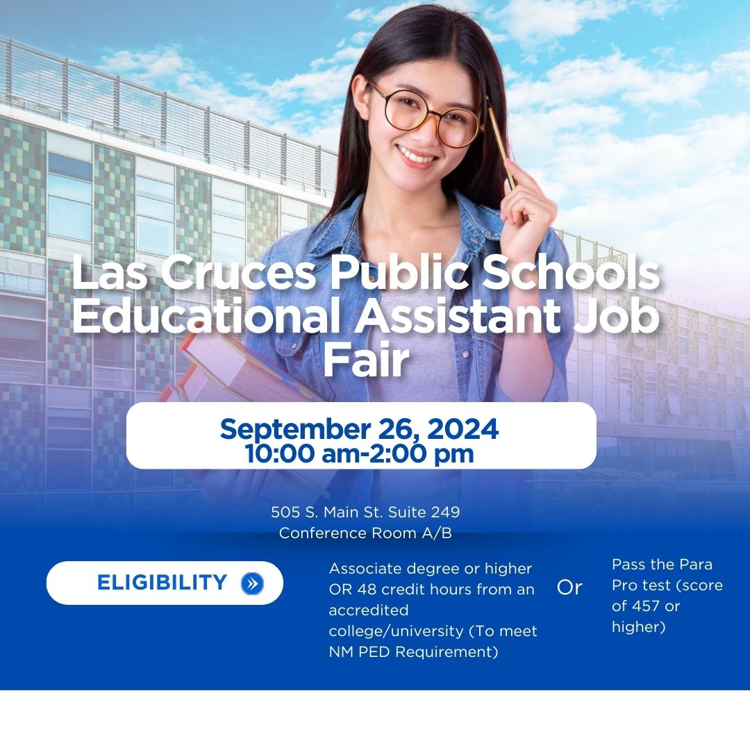 Want to become an EA? We have fair coming up on September 26, 2024! Check poster below for more information and if you have any questions contact LCPS