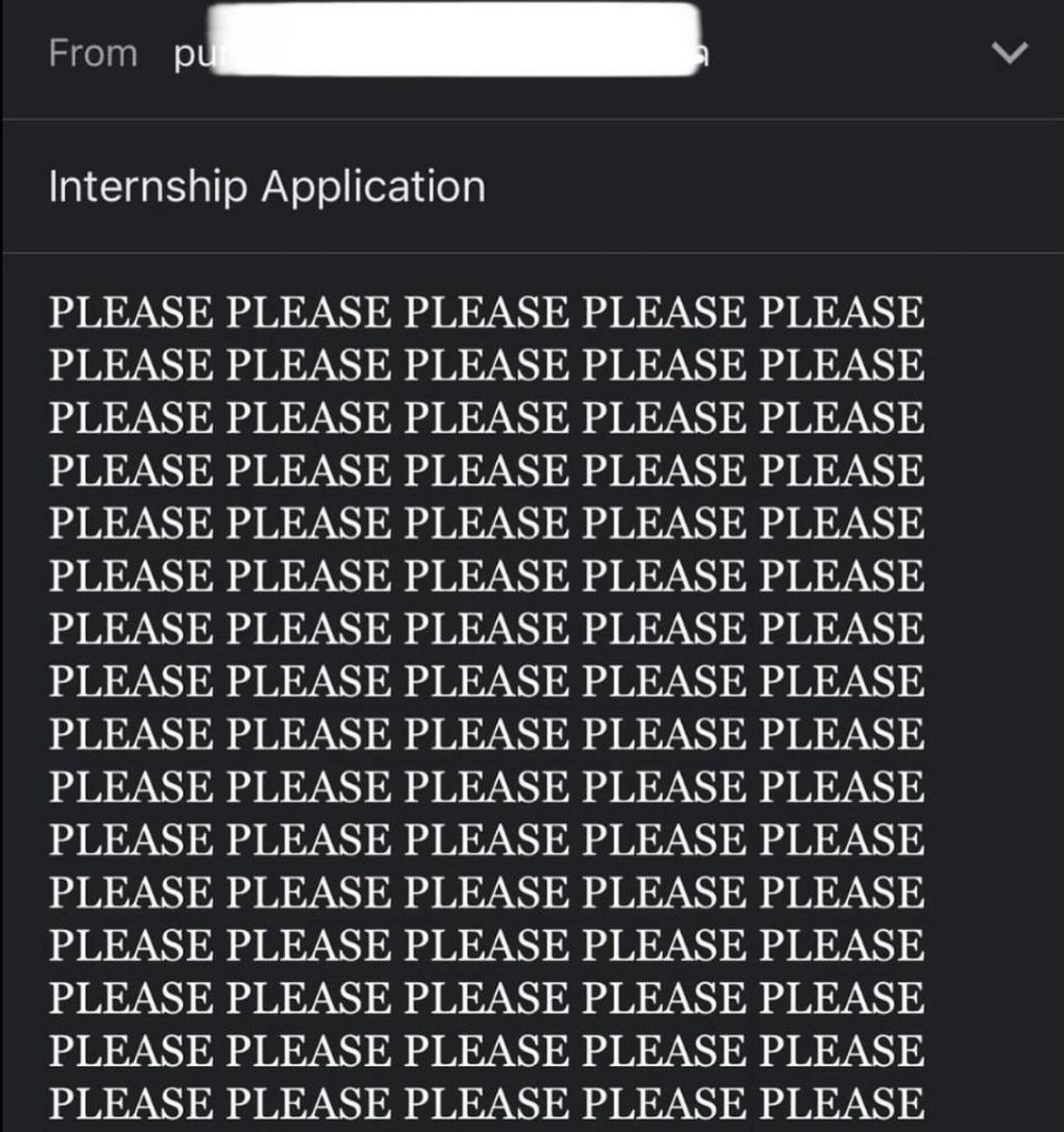 new internship meta dropped