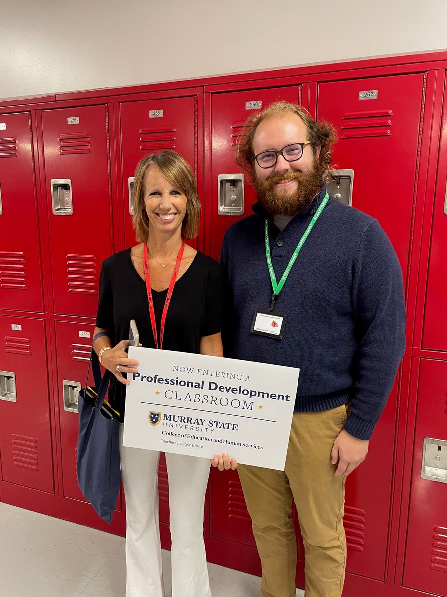 Murray State University PDS student, Matthew Callahan, will be spending his senior year practicum and student teaching experiences at Mayfield High School with Kara Dowdy.  Good luck, Matthew.  Have a great senior year.