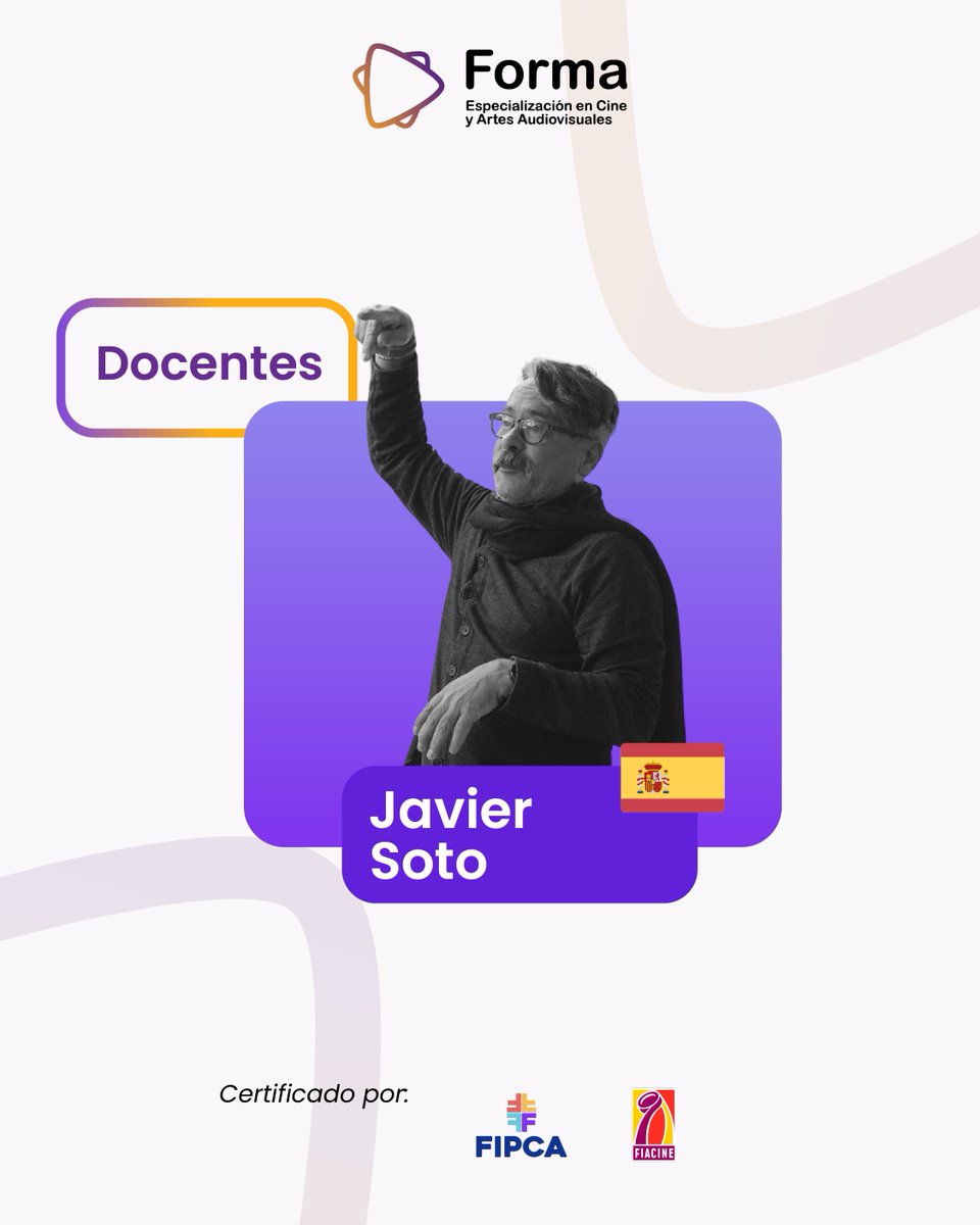 🎬 ¡Te presentamos a Javier Soto, uno de nuestros docentes en la Especialización en Asistencia de Dirección de FORMA! 🌟 Con 30+ años de experiencia, ha trabajado en películas icónicas como La Sociedad de la Nieve, Biutiful y 7 días en La Habana. forma.com.es