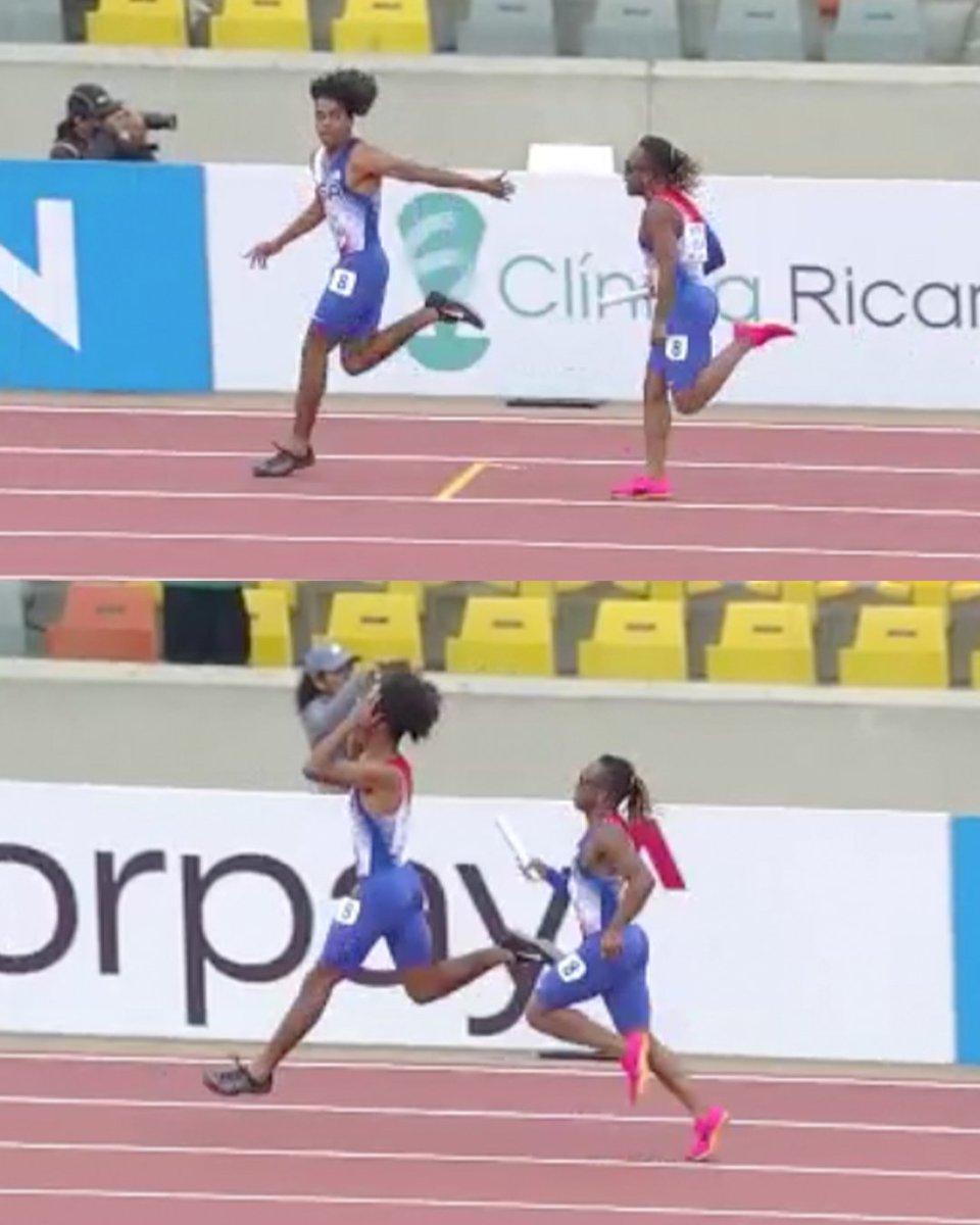 travismillerx13's tweet image. 🇺🇸Team USA men&apos;s 4x100m will not compete in the U20 final. Fail to complete the first handoff in qualifying. #WorldAthleticsU20