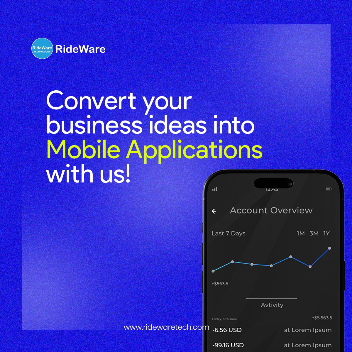 ridewaretech's tweet photo. We’re here to make your business vision mobile from ideas to apps. Start building with us today! #AppDevelopment #businessinnovation 

Enquiry Now
052 147 1436
https://t.co/R28PMhxuI1

#AppDevelopment #mobileappdevelopment #Website #webdevelopment #socialmedia #DigitalMarketing https://t.co/Prstx2bfzi
