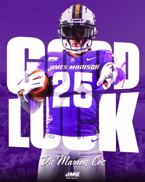 Thank you 💜<a href="/JMUFootball/">JMU Football</a> <a href="/JMUFBRecruiting/">JMU Football Recruiting</a> <a href="/Coach_DiMike/">Anthony DiMichele</a> <a href="/EddieWhitley37/">Eddie Whitley</a>