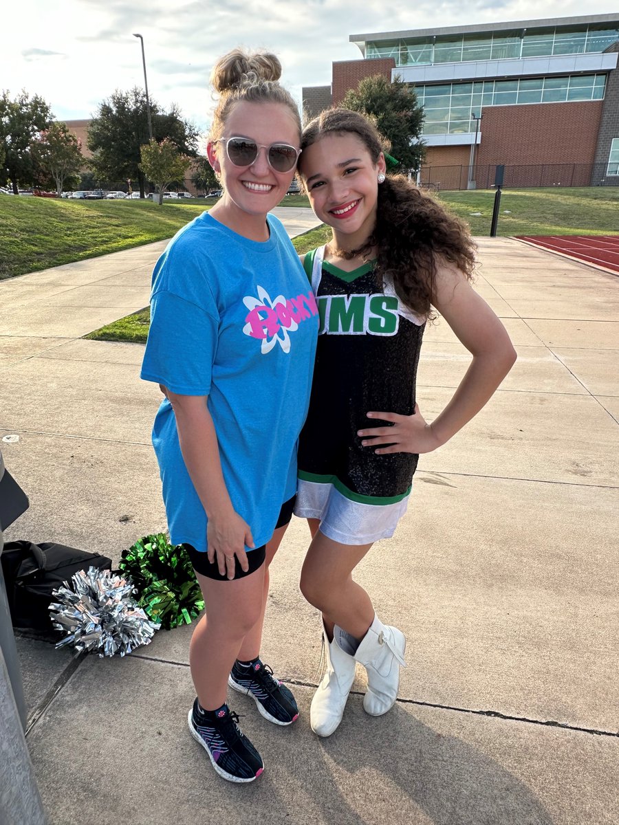Ms. Groening does an amazing job with our drill team! They were so excited to perform this week! #utleywolves #iloverockwallisd