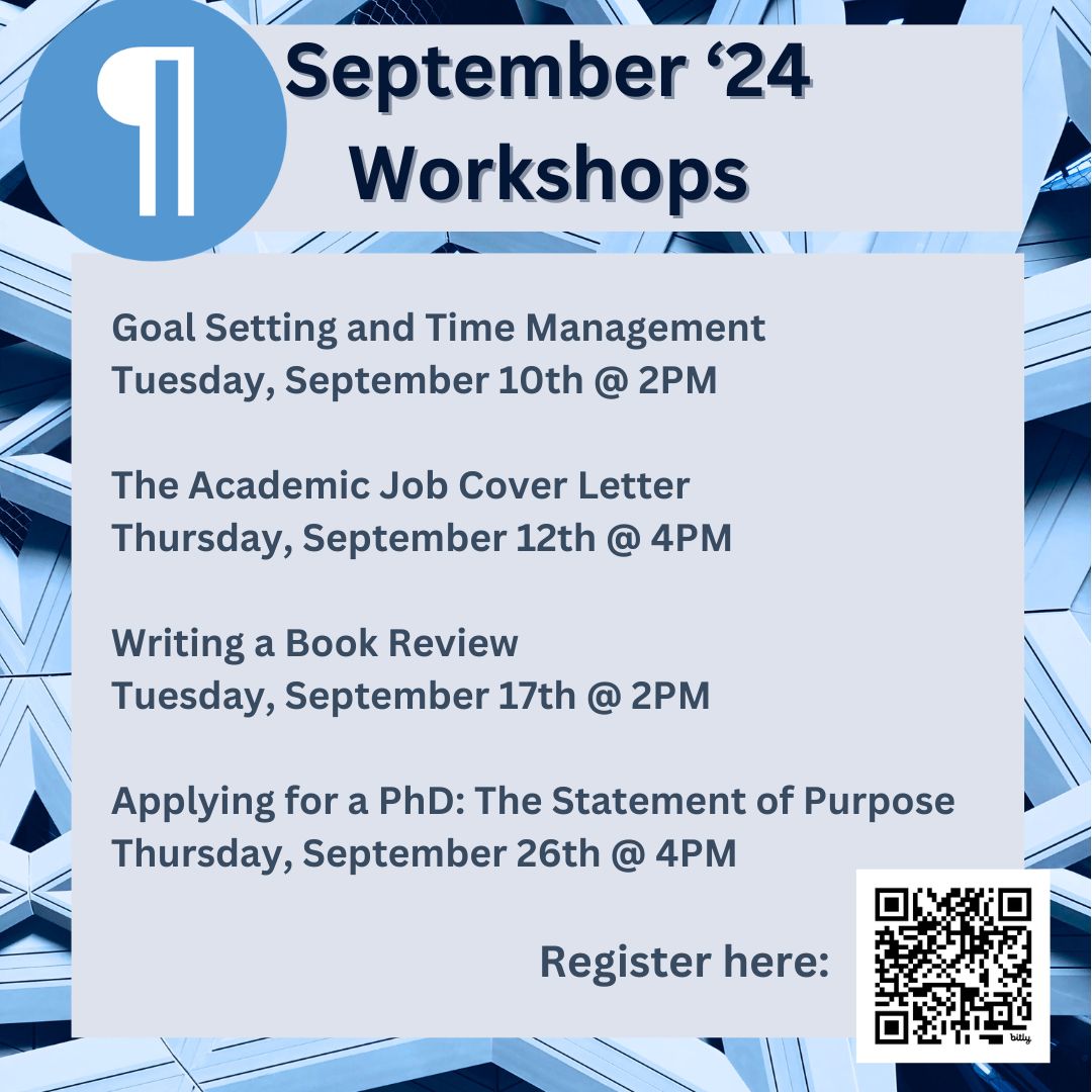 Check out our upcoming workshops <a href="/GC_CUNY/">The Graduate Center</a>!
