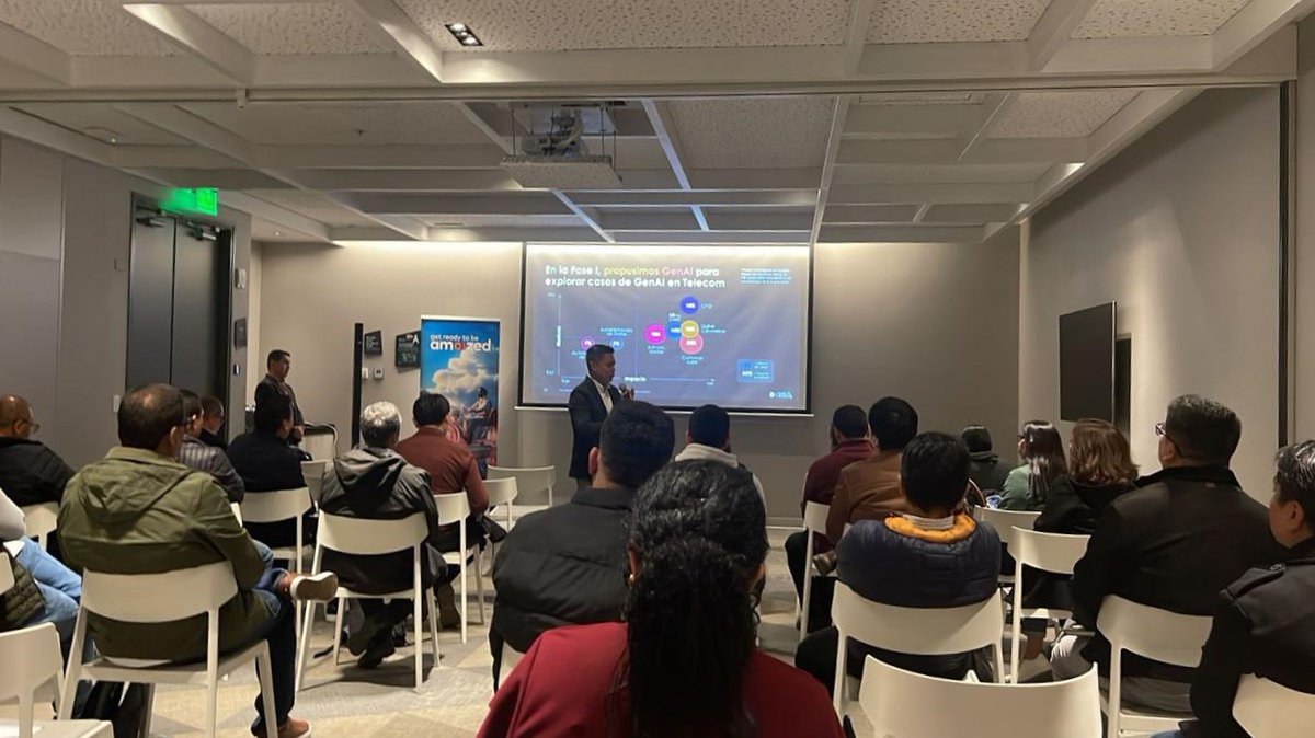 Amdocs's tweet photo. A big thank you to everyone who made #EnlightLima a success! Together with @MovistarPeru, weโre leading the charge in #telecom #innovation with #GenAI and #amAIz. Discover more: https://t.co/BKRz2IOQy5 https://t.co/eo2J1VmG9C