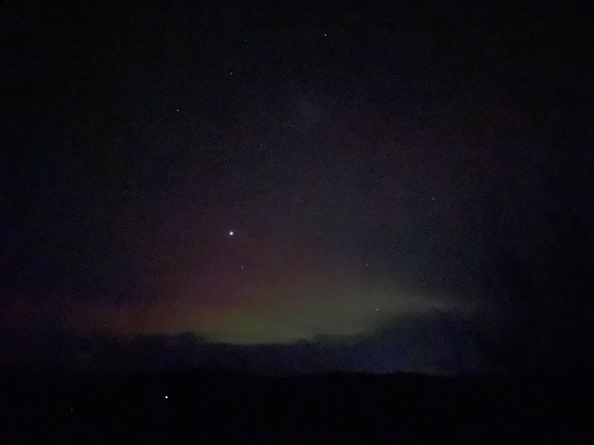 aurora from the back veranda