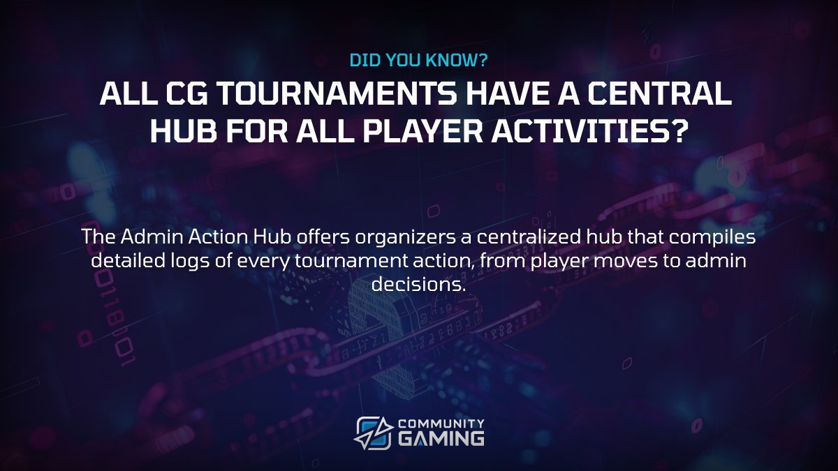 DrSasaPesic's tweet image. Do you know about @CommunityGaming 's Admin Action Hub feature for tournament organizers?