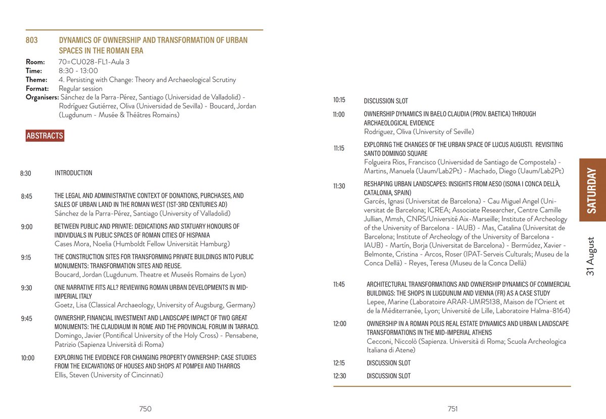 Marine_Lépée (@lepeemarine) on Twitter photo #EAA2024 in progress... Let's meet tomorrow at the session "Dynamics of ownership & transformation of urban spaces" ! <a href="/archaeologyEAA/">European Association of Archaeologists</a> <a href="/HALMA_ULille/">HALMA - UMR 8164</a> #EAA2024 in progress... Let's meet tomorrow at the session "Dynamics of ownership & transformation of urban spaces" ! <a href="/archaeologyEAA/">European Association of Archaeologists</a> <a href="/HALMA_ULille/">HALMA - UMR 8164</a>