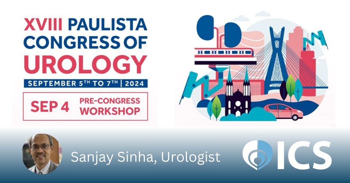 ICS is participating in the upcoming XVIII Paulista Congress of Urology in São Paulo, Brazil.

Sanjay Sinha, Chair of the ICS Neurourology Promotion Committee, will present a series of lectures during the event. Find out more: ics.org/courses/1345

#Urology #NeurogenicBladder