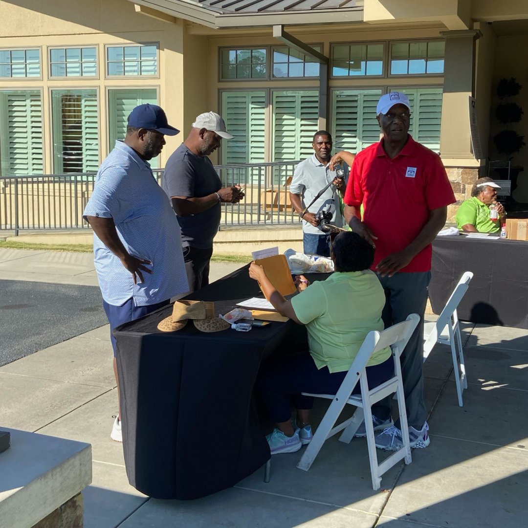 It was a par-fect day for <a href="/Africa_Univ/">Africa University</a>'s annual golf outing! We're proud to support &amp; partner with such a mission-driven organization, a&amp; we look forward to seeing Africa U's continued impact in the years to come. Pictured: Joe Halwax, Jim Salley &amp; Bishop Holston (<a href="/UMCSC/">UMCSC</a>)