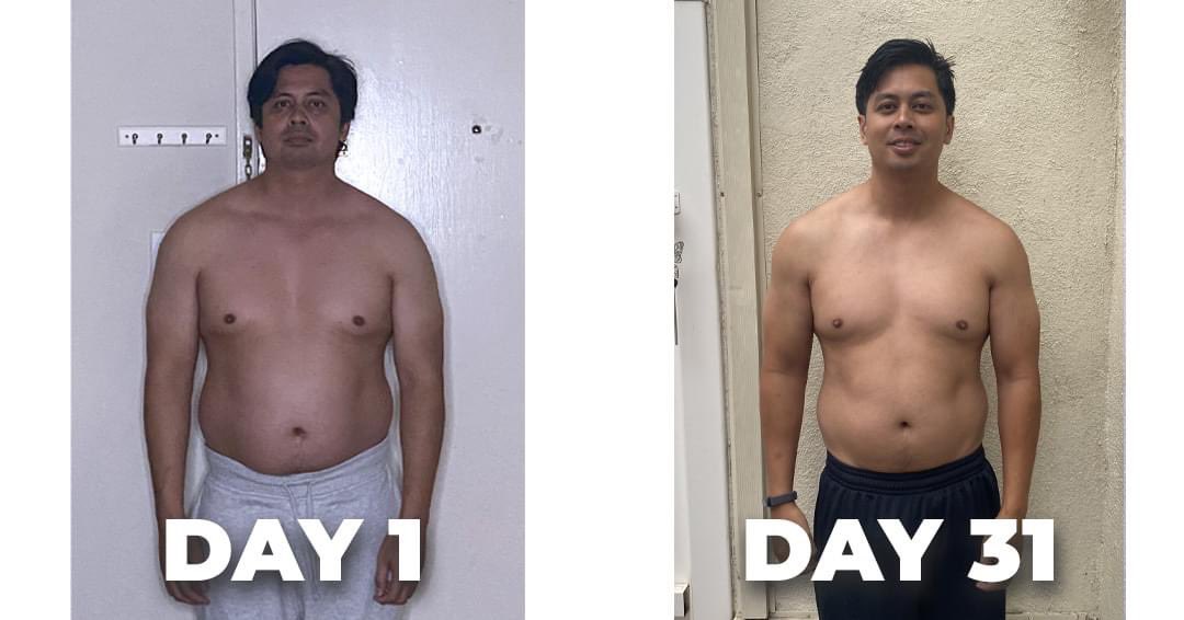 DonLumbera's tweet photo. @SBakerMD Turned 43  two weeks ago. Carnivore for a month. Beef Chuck, Salt and Water  but started to introduce shrimp and eggs about a week ago. Lost 11 lbs. still at it while doing my first transformation challenge. https://t.co/BcZ8NKHqjB