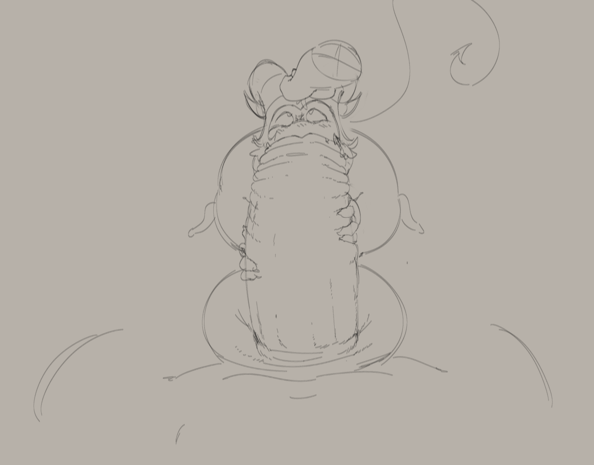 trashdrawy's tweet photo. more Moxxie doodlers 

this time some generous folk gave him a treat (probably Millie) https://t.co/RIB2IPXcm1
