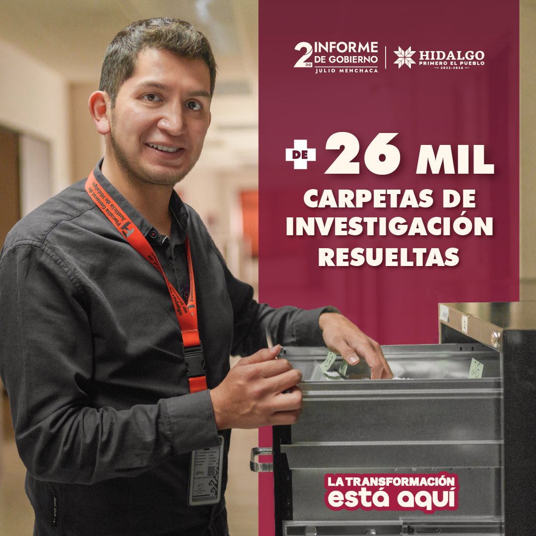Con acciones concretas se está combatiendo frontalmente la corrupción, garantizando la justicia y la paz para la ciudadanía. 

Conoce más resultados en: segundoinforme.hidalgo.gob.mx

#LaTransformaciónEstáAquí
#2doInformeHidalgo